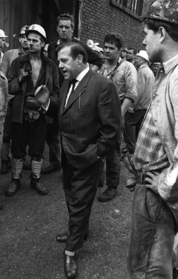 The spontaneous strike, here on 10.9.1969 by the miners of the Minister Stein colliery, was one of