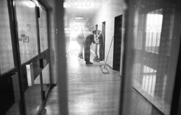 The correctional institution (JVA) in Iserlohn-Drueplingsen, here on 20 January 1975, is a juvenile