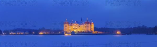 Moritzburg Baroque Palace in Winter