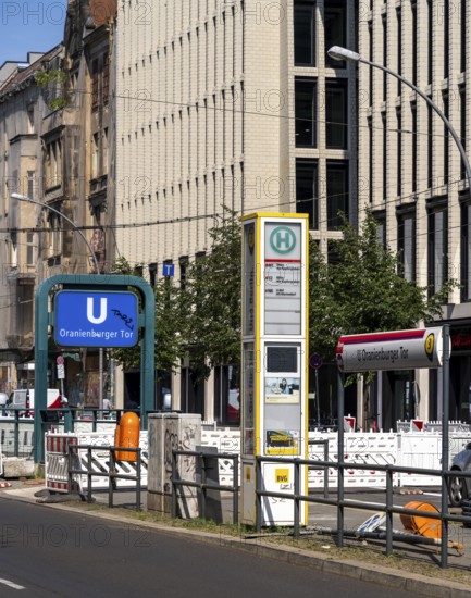 Am Tacheles, new building of the former cultural and cult site, Oranienburger Straße underground