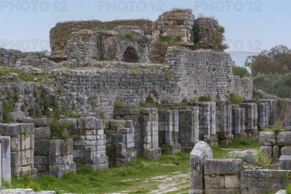 Faustina Baths, ancient city of Miletus, Miletus, Aydin Province, Aegean Region, Turkey, Asia