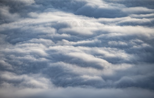 Cloud cover, high fog, Appenzell Ausserrhoden, Appenzell Alps, Switzerland, Europe