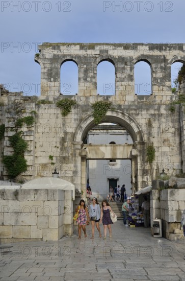 Silver Gate or Porta Argentea, Diocletian's Palace, Split, Split-Dalmatia County, Croatia, Europe