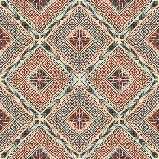 Embroidery Tatreez pattern, Palestinian fashion vector ornament