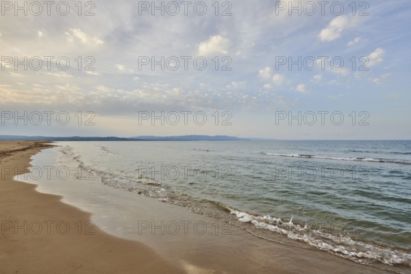 Beach "Platja del Fangar", coast, sea, nature reserve, ebro delta, Catalonia, Spain, Europe