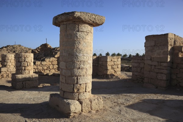 Settlement remains of the city and incense port of Al-Baleed, Unesco World Heritage Site, Salalah,