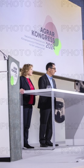 (L-R) Steffi Lemke (Alliance 90/The Greens), Federal Minister for the Environment, Nature