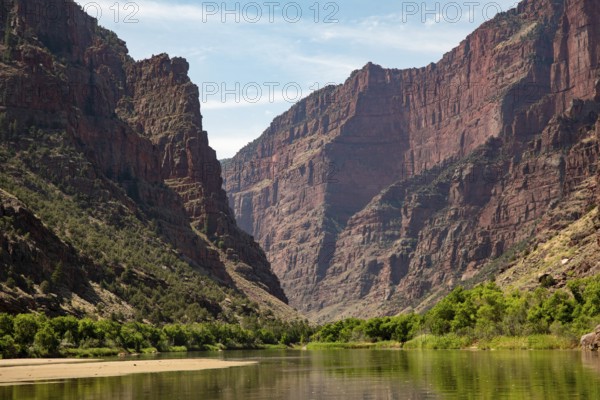 Dinosaur, Colorado, The Green River in Dinosaur National Monument at the Gates of Lodore