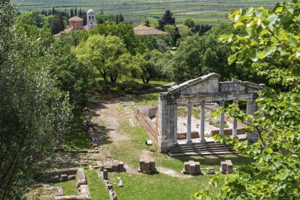 Monument of Agonothetes or Bouleuterion, Roman 2nd century AD, Apollonia Archaeological Park,