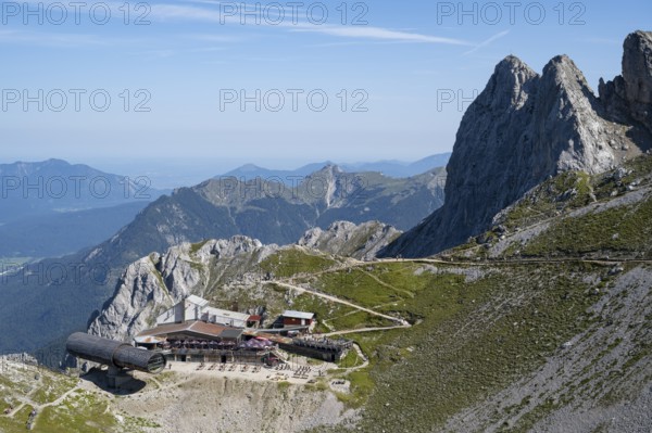 Nature Information Centre Bergwelt Karwendel, museum, telescope, mountain restaurant, mountain