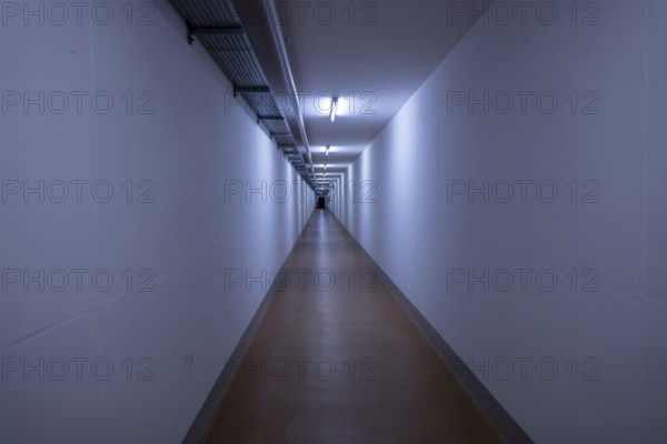 Illuminated Infinity Corridor in Switzerland