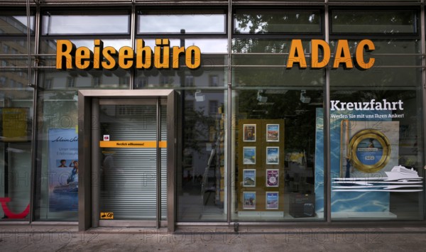 ADAC travel agency, closed, Stuttgart, Baden-Württemberg, Germany, Europe