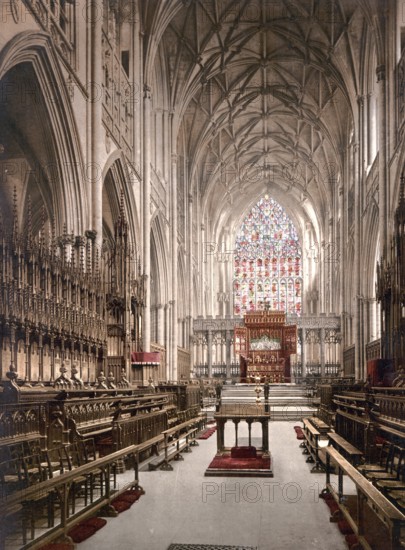 Minster, Cathedral and Metropolitical Church of Saint Peter in York, Choir, York, England,