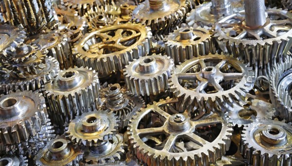 Metal, material, components, gear wheels made of stainless steel