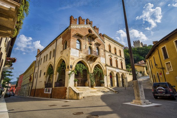 Historic Palace of Justice in Soave, Veneto, Italy, Europe