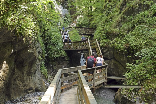 Seisenbergklamm gorge, natural monument, Pinzgau, Salzburger Land, Austria, Europe