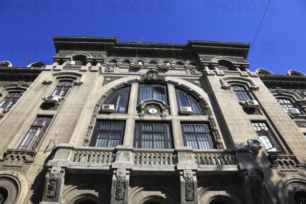 In the centre, office building, historic post office and police building, Bucharest, Romania,