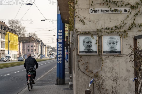 The Schalke Mile, Mile of Tradition, Kurt-Schumacher-Straße in Gelsenkirchen-Schalke,