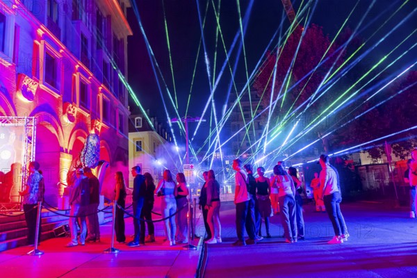 On 18 September 2024, the @Nachtschicht started again at 9 pm in Dresden City Hall. Dresdeners who