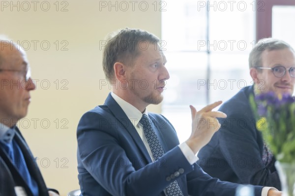 Minister President Michael Kretschmer visits Biotype GmbH in Dresden, Dresden, Saxony, Germany,