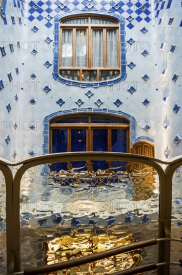 Casa Batlló, Art Nouveau, architect Antoni Gaudi, Barcelona, Catalonia, Spain, Europe