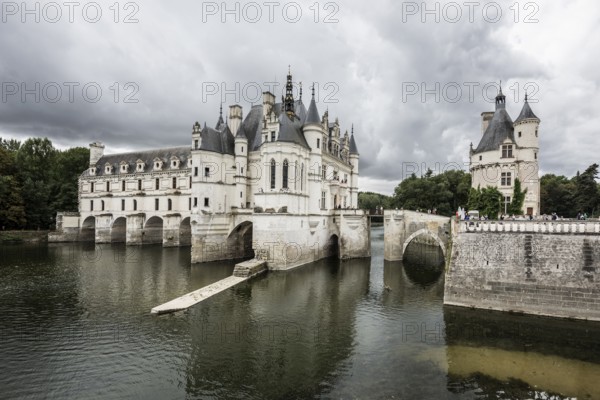 Chenonceau Castle, Château de Chenonceau, Department Indre-et-Loire, Centre-Val de Loire region,