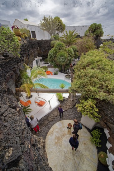 Fundación César Manrique, César Manrique Foundation, Tahíche, Lanzarote, Canary Islands, Canary