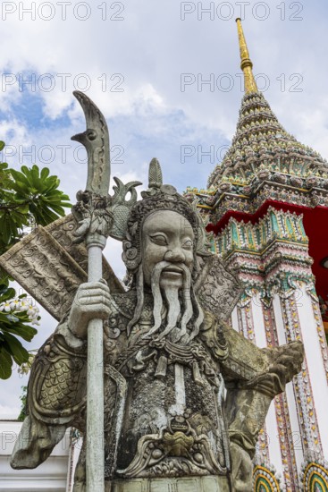 Stone sculpture in Wat Pho temple, Buddhism, religion, world religion, sculpture, sculpture, art,
