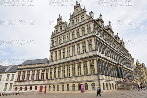 Historic City Hall Stadhuis, Ghent, Flanders, Belgium, Europe