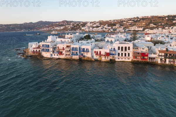 Little Venice, Chora, Mykonos Town, Mykonos, Cyclades Islands, Greece, Europe