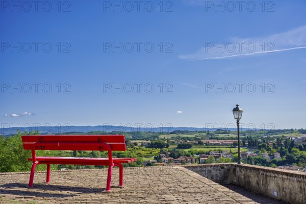 Il Baluardo, viewpoint, Colle di Val d'Elsa, Tuscany, Italy, Europe