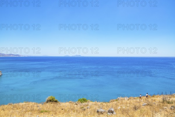 Seascape, Preveli Beach, Rethymno, Crete, Greek Islands, Greece, Europe