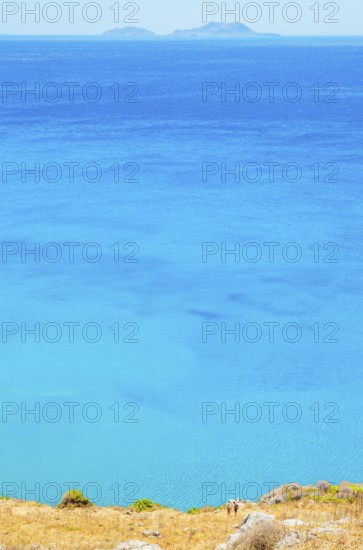 Seascape, Preveli Beach, Rethymno, Crete, Greek Islands, Greece, Europe