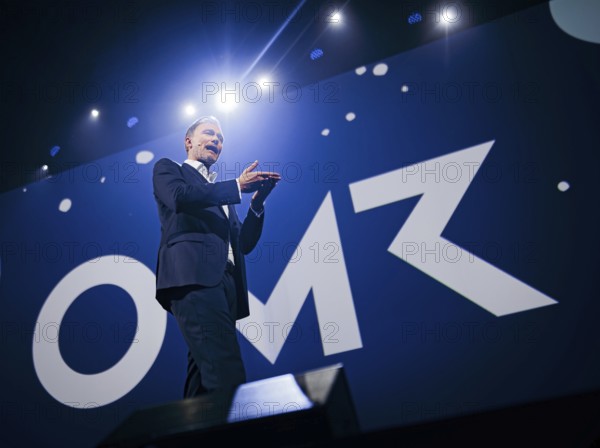 Christian Lindner (FDP), Federal Minister of Finance, photographed at the OMR Festival (Online