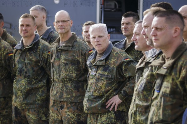 Here with Colonel Andre Hastenrath, leader of the preliminary command. By the fourth quarter of