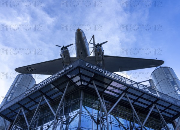Sultana bomber on the roof of the Museum of Technology, Berlin, Germany, Europe