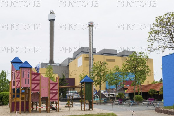 Wunderland Kalkar, amusement park, former nuclear power plant, Kalkar, Lower Rhine, North