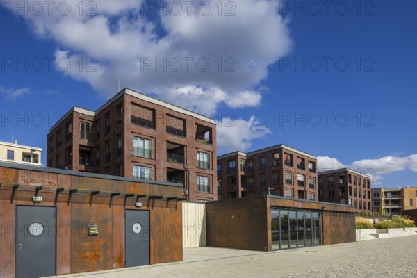 New development area Hafen City, on the site of the old neustädter Elbhafen harbour, Wohnungsbau