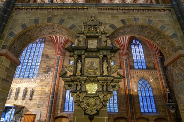 Interior of Bremen's St Peter's Cathedral, Free Hanseatic City of Bremen, Germany, Europe