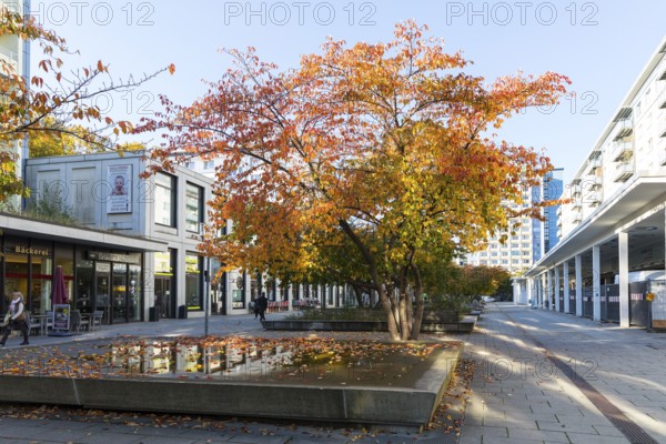 Rosenhof residential and shopping neighbourhood, Chemnitz, Saxony, Germany, Europe