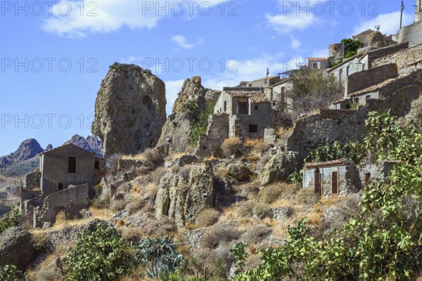 Ghost Town, Pentedattilo Village, Calabria, Italy, Europe
