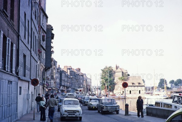 Quai Sainte Catherine, Honfleur, Normandy, France 1976