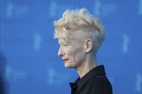 Tilda Swinton at the Photocall for the Honorary Golden Bear during the 75th Berlinale at the