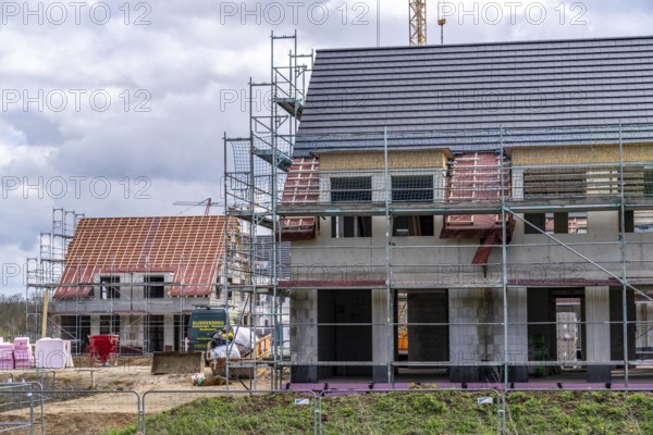 New development district, around 140 detached and semi-detached villas being built in the south of