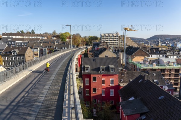 The Nordbahntrasse, a cycle path, footpath, on a former 22 km long railway line, along the