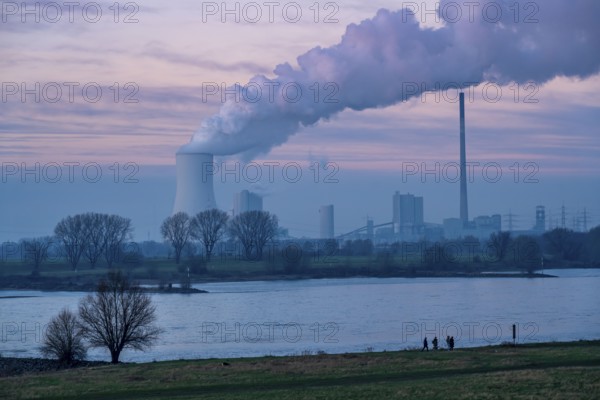 Cooling tower of the coal-fired power plant Duisburg-Walsum, operated by STEAG and EVN AG, 181