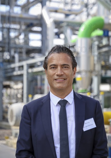 Oberhausen, North Rhine-Westphalia, Germany, Green hydrogen at Air Liquide, hydrogen production at
