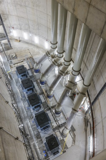 Oberhausen, Ruhr area, North Rhine-Westphalia, Germany - Emscher conversion, new Emscher AKE sewer,