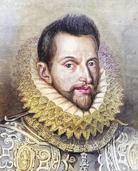 Alessandro Farnese 1545 to 1592. Italian. Duke of Parma and Piacenza from 1586 to 1592, and