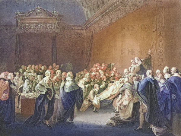 Death of Chatham. William Pitt, 1st Earl of Chatham 1708, 1778. British Whig statesman, Historical,